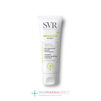 SVR Sebiaclear Hydra Soin Réparateur Apaisant Anti-Marques 40ml