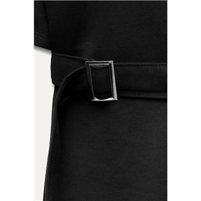 T-SHIRT WITH BUCKLE SHOULDER PADS