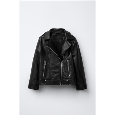 LEATHER EFFECT JACKET