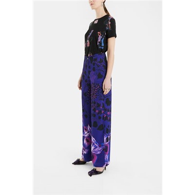 Pantalón pata ancha flores