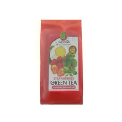 Зеленый чай Healthtea с ароматом клубники от Siam Herb 100 гр / Siam Herb Healthtea Green tea strawberry 100g