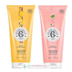 Roger & Gallet Lot Gel Douche Bienfaisant Bois d'Orange & Fleur de Figuier 200 ml