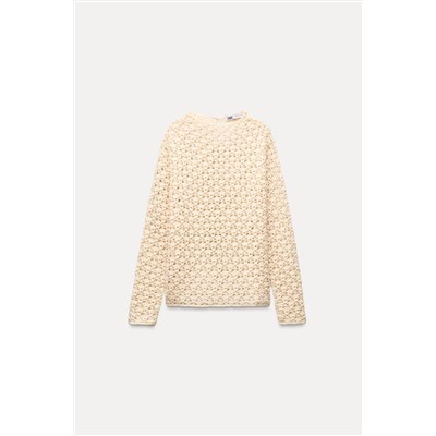 OPEN-KNIT SWEATER