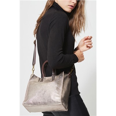 Bolso de piel Coti Bronce