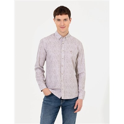 Vizon Slim Fit Uzun Kollu Gömlek