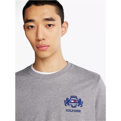 Embroidered Flag Crest T-Shirt