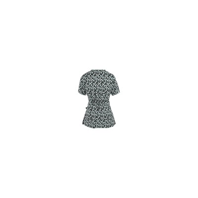 koi Scrubs Petite Rose Print Top