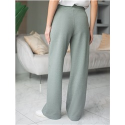 Брюки прямые из премиального футера двухнитки с эластаном