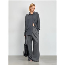 Брюки широкого кроя, D391/airy