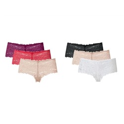 ESMARA® Spitzen Hipster Damen, 3 Stück