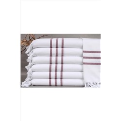 Kayra Export, Peştemal Bordo Küçük Boy 60x100 Cm Pamuk Peçete Dekor Bulaşık Bezi
