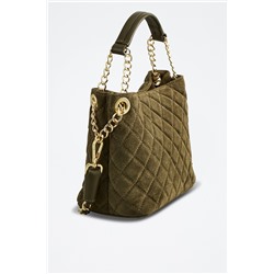 Bolso de piel Hina Verde botella
