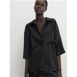 SOBRECAMISA LINO PLIEGUE ESPALDA