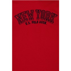 Kız Çocuk Kırmızı Kapüşonlu Sweatshirt