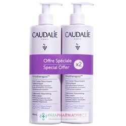 Caudalie Vinotherapist - Soin Corps Nourrissant Hyaluronique - LOT de 2x400mlLot  × 2