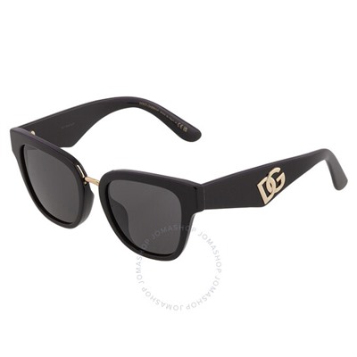 Dolce & Gabbana  Dark Grey Butterfly Ladies Sunglasses
