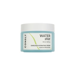 Consly WATER SHOT Enriched Hydrating Hyaluronic and Niacinamide Cream Увлажняющий крем с гиалуроновой кислотой и ниацинамидом 50мл