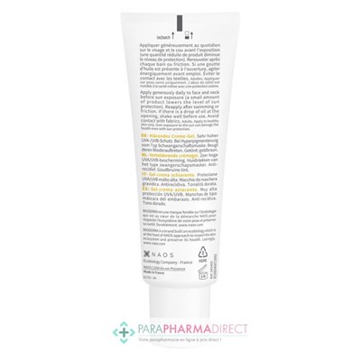 Bioderma Photoderm M SPF50+ - Teintée Dorée - Gel Crème Clarifiant Anti-Récidive - Taches Type Masque de Grossesse 40ml