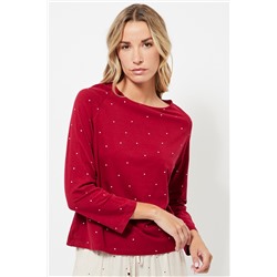 Camiseta de pijama - Rojo