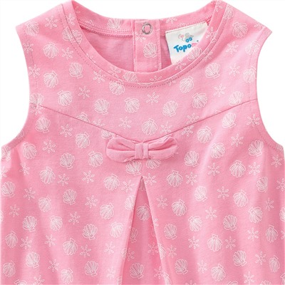 Baby Top mit Muschel-Allover