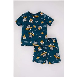 Defacto Erkek Bebek Tom & Jerry Kısa Kollu Penye 2'li Pijama Takımı Z4295A223HS