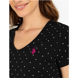 DOT V-NECK T-SHIRT
