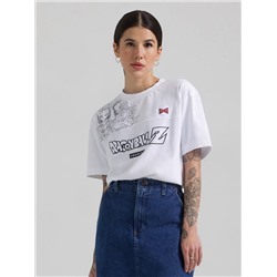 UNISEX LEE AND DRAGON BALL Z ANDROID TEE IN WHITE