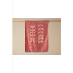 English Home Mix Duo Pamuk Jakarlı Yüz Havlusu 50x80 Cm Pembe 10040732