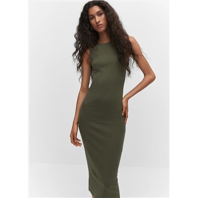 Vestido midi algodón