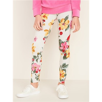 Built-In Tough Full-Length Leggings for Girls