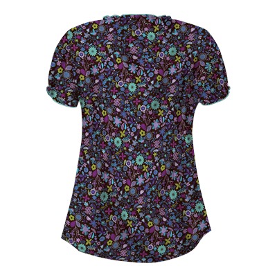 UA Country Wild Flower Coffee Bean Scrub Top