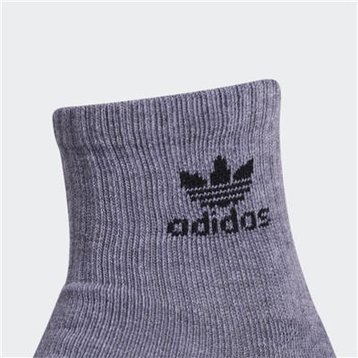TREFOIL QUARTER SOCKS 6 PAIRS