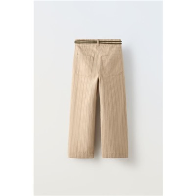 POCAS UNIDADES PANTALÓN RAYAS CINTURÓN