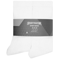 SPORTINATOR Sportsocken 10 Paar weiß
