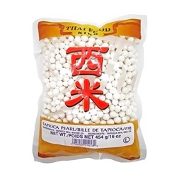 THAI FOOD KING Tapioca Pearl Тапиока Крупная 454г