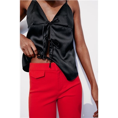 MINI FLARED TROUSERS