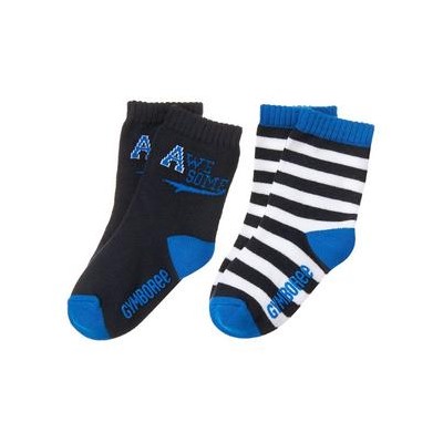 A & Stripe Socks