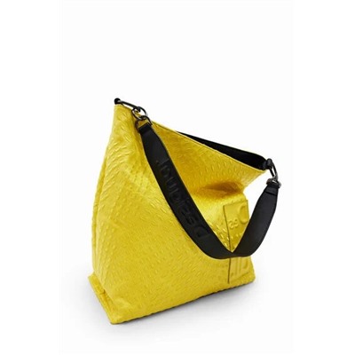 Bolso saco grande geométrico