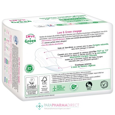 Love&Green Serviettes Ecologiques - Révolution - Super x12