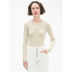 Modern Long Sleeve Crewneck T-Shirt