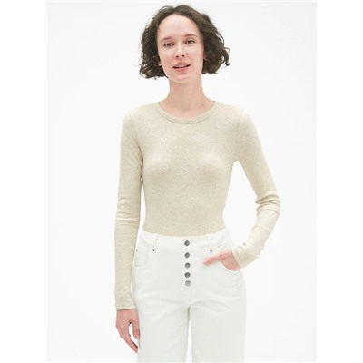 Modern Long Sleeve Crewneck T-Shirt
