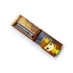 Палетка для моделирования бровей в оттенке Blonde brown от Cathy Doll 2.5 гр / Cathy Doll Triple Eyebrow Designing Blonde brown 2.5g