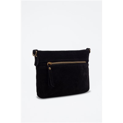 Bandolera de nobuk Arre - Negro