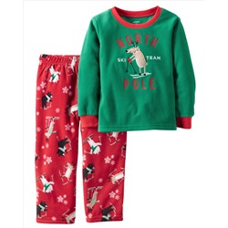 2-Piece Fleece Christmas PJs