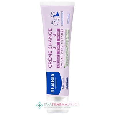 Mustela Crème pour le Change 1.2.3 Tube 100ml
