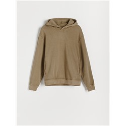 Hoodie mit Wascheffekt
