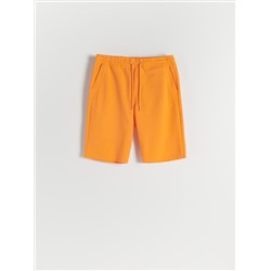 Shorts aus Sweatjersey
