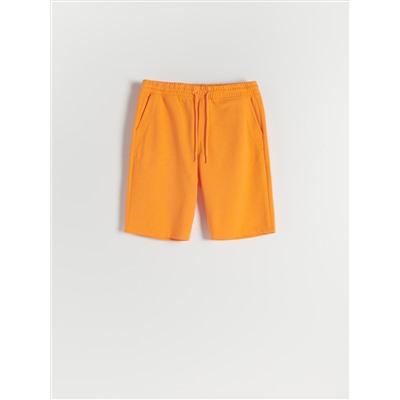 Shorts aus Sweatjersey