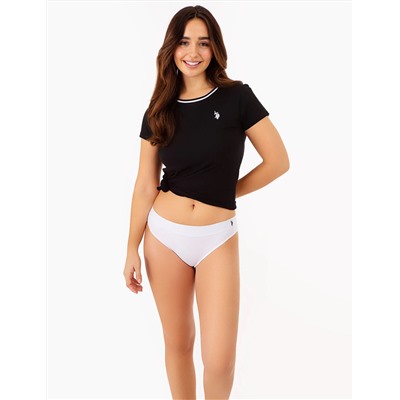 5PK COTTON HI-CUT BIKINIS