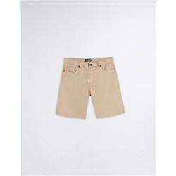 Twill Shorts, Men, Beige